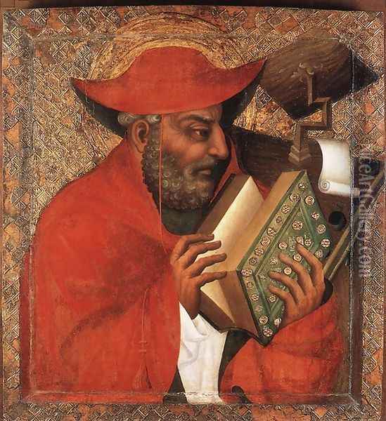 St Jerome 1360-65 Oil Painting - Master Theoderic
