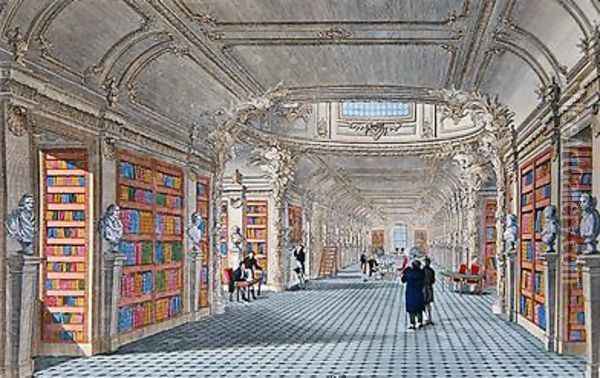 Bibliotheque du Pantheon Oil Painting - La Gardette