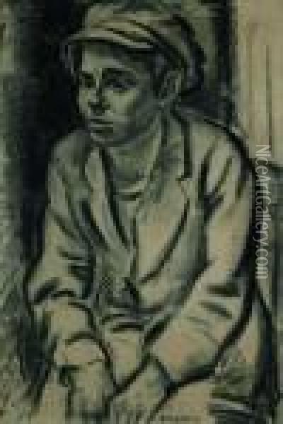 Jongen Met Baret Oil Painting - Leo Gestel