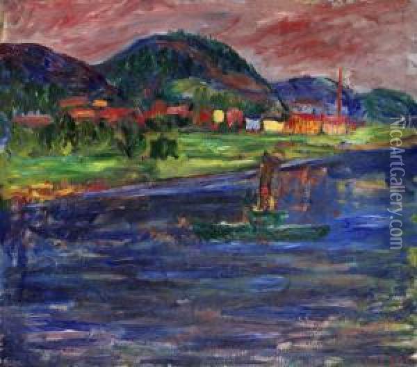 From The River Oil Painting - Ivan Ivarson