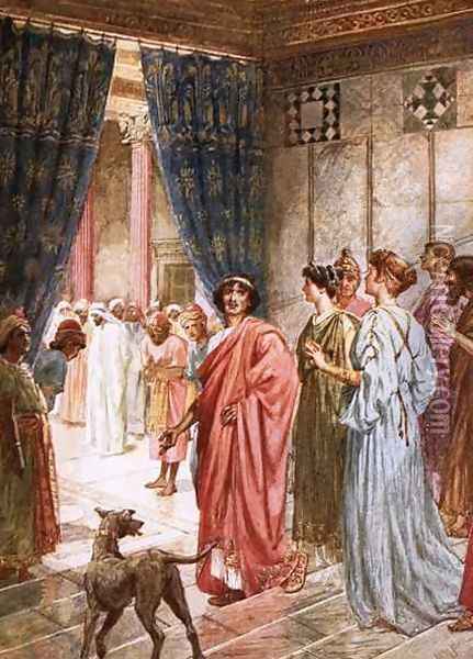 Pilate sends Jesus to Herod Oil Painting - William Brassey Hole