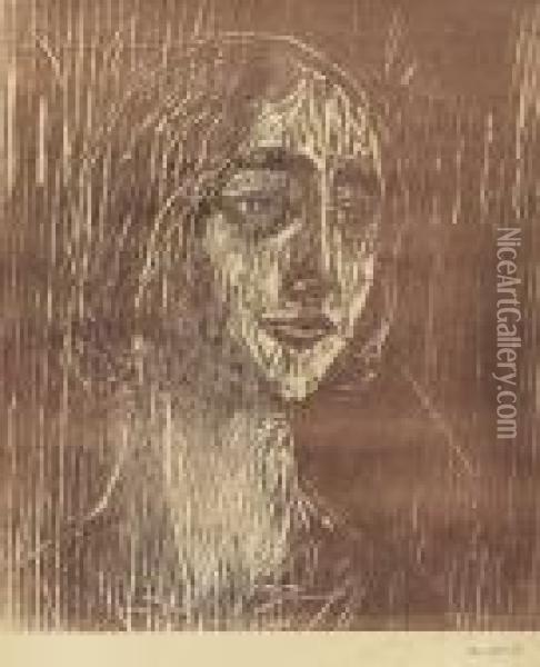 Birgitte Iii The Gothic Girl Oil Painting - Edvard Munch