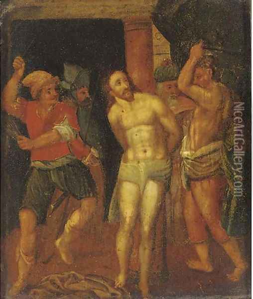 The Flagellation Oil Painting - Hendrik van Balen