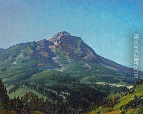 Mount Tamalpais Oil Painting - Henry Joseph Breuer