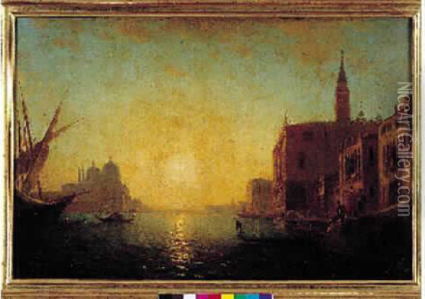 Venise, Le Grand Canal Oil Painting - Isidore Verheyden