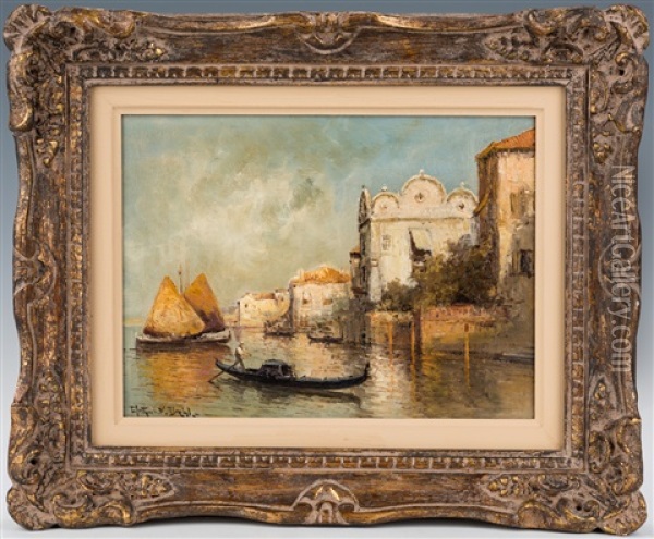 Venice Painting Oil Painting - Arthur Vidal Diehl