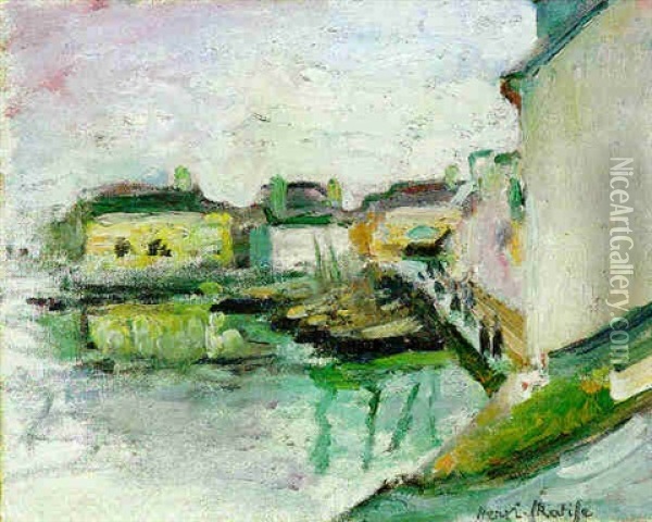 Le Port De Palais, Belle-ile Oil Painting - Henri Matisse