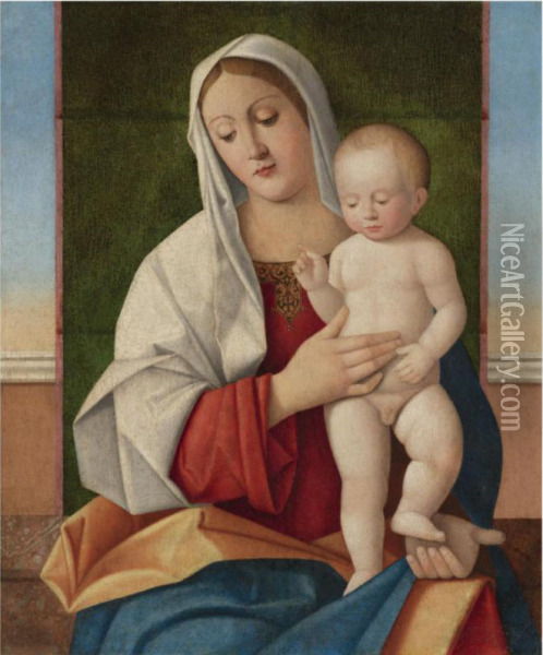 The Madonna And Child Oil Painting - Francesco Bissolo