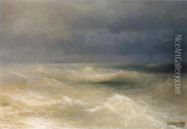 The Black Sea Oil Painting - Ivan Konstantinovich Aivazovsky