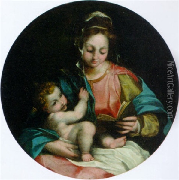 The Madonna And Child Oil Painting - Federico Barocci