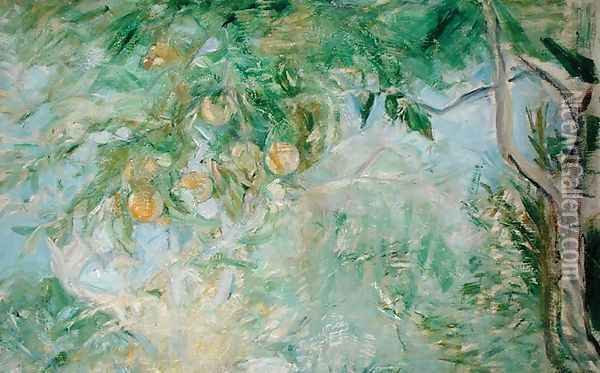 Orange Tree Branches, 1889 Oil Painting - Berthe Morisot