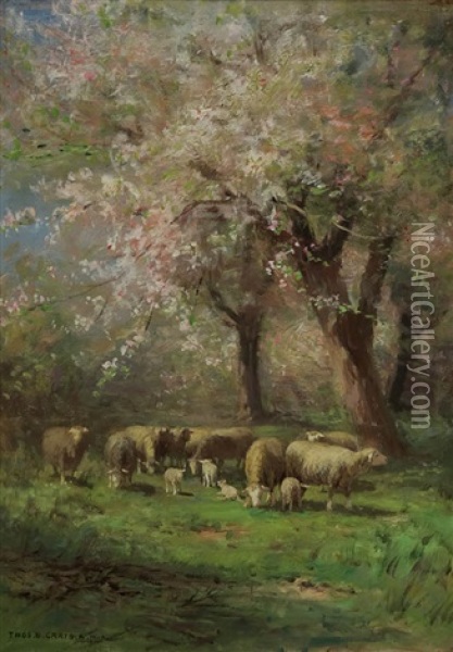 Springtime Oil Painting - Thomas Bigelow Craig
