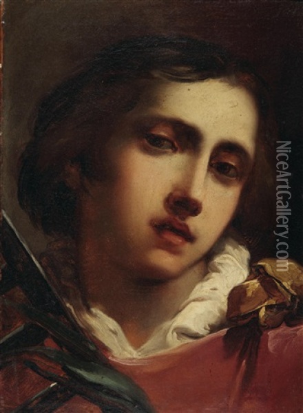 Der Heilige Laurentius Oil Painting - Gaetano Gandolfi