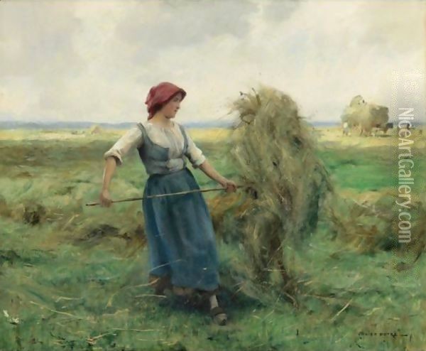 The Haymakers Oil Painting - Julien Dupre