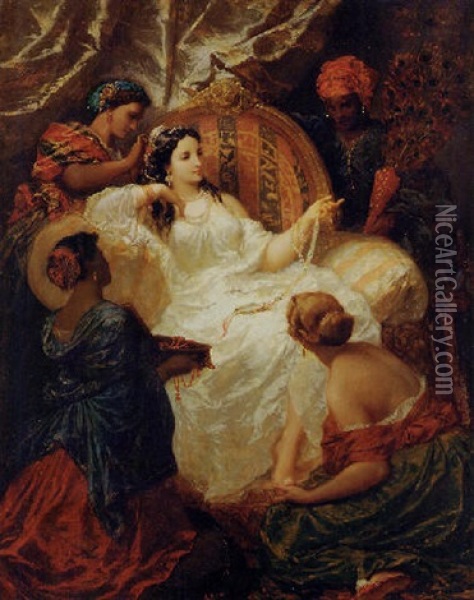The Favorite Oil Painting - Henri Pierre Picou