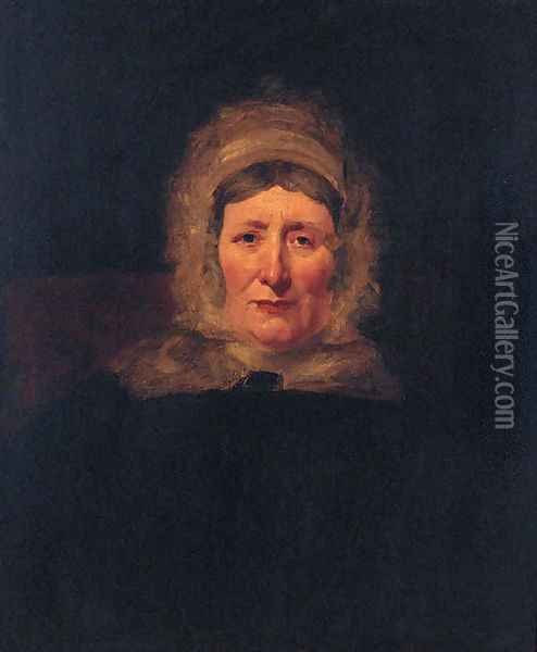 Portrait of the Artist's Mother Oil Painting - William Powell Frith