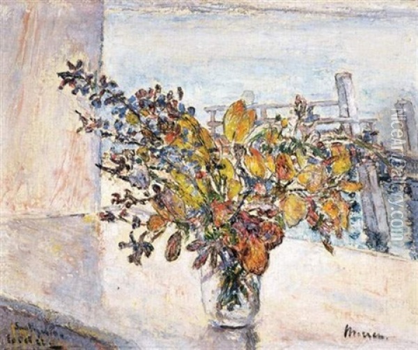 Bouquet Oil Painting - George Morren