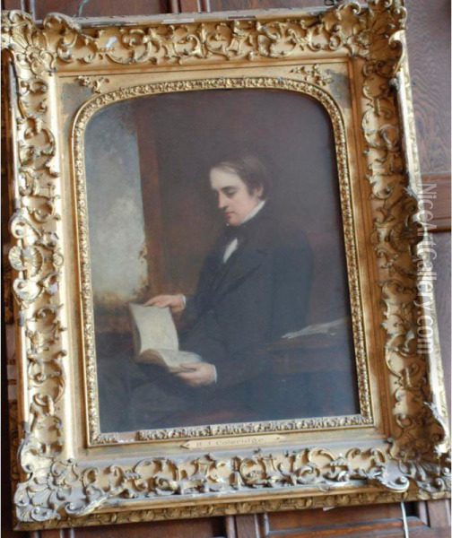 Portrait Of Bernard John Seymour Coleridge, Later 2nd Lord Coleridge (1851-1927) Oil Painting - William Boxall