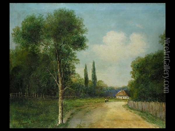 Landschaft Oil Painting - Aleksndr Ivanovich Morozov