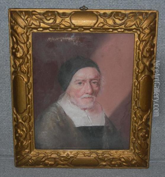 Portrait Of A Clergyman Oil Painting - Edward Lutterell