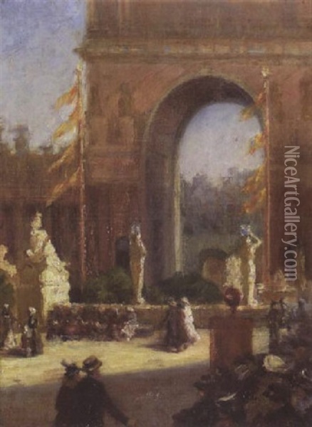 Pan-pacific International Exhibition Oil Painting - Alice Barber Stephens