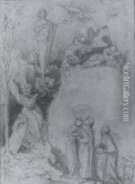 Auferstandene Christus Oil Painting - Leopold August Venus