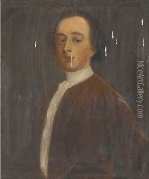 Portrait of a gentleman 5 Oil Painting - John Theodore Heins