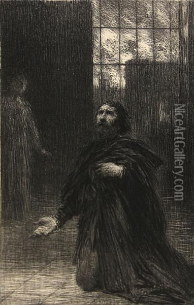 Rienzi; Le Vaisseau-fant me; Siegfried; Parsifal Oil Painting - Ignace Henri Jean Fantin-Latour