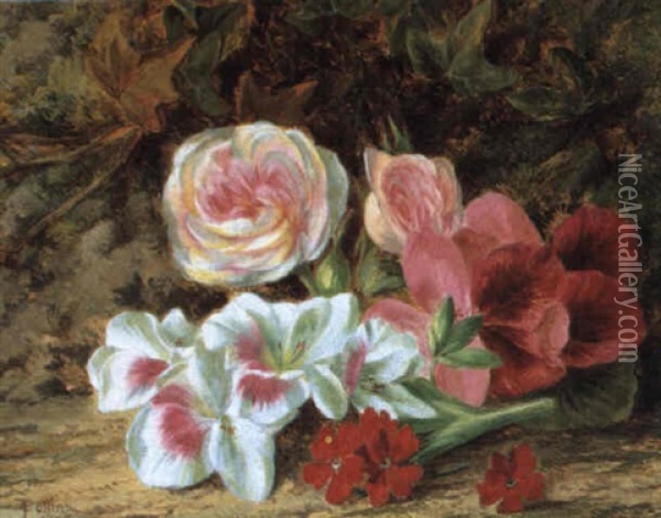 Blumenstilleben Oil Painting - Thomas Collins
