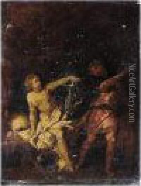 Joseph And Potiphar's Wife Oil Painting - Charles de Lafosse