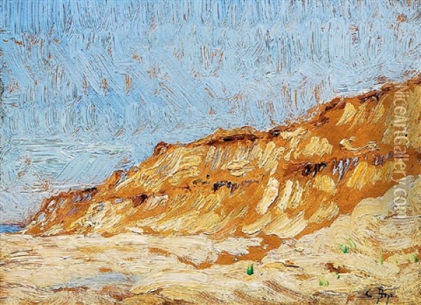 Rotes Kliff Morsum Oil Painting - Carl Arp