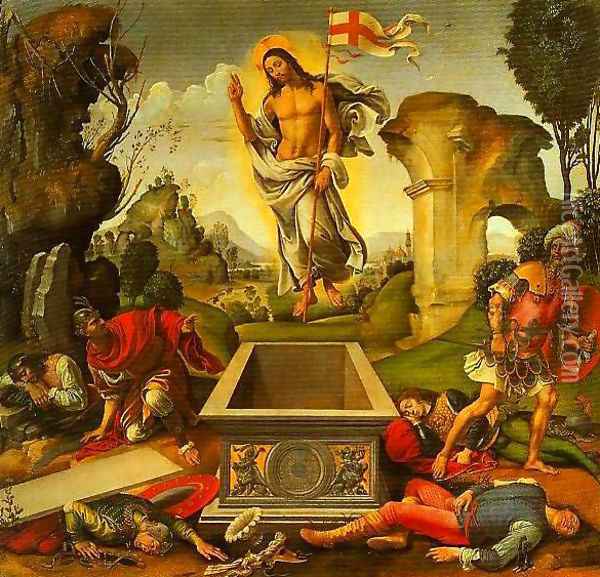 The Ressurrection Oil Painting - Raffaellino del Garbo