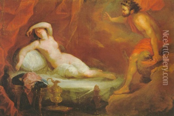 Jupiter Und Semele Oil Painting - Laurent Pecheux