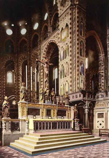 The High Altar of St Anthony Oil Painting - Donatello