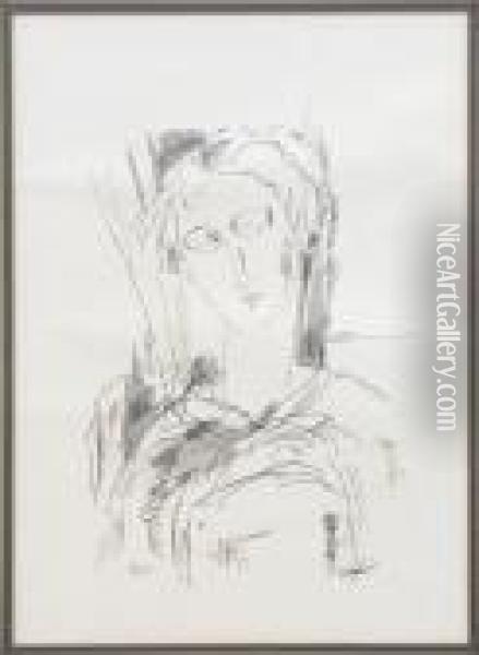 Head Of Awoman Oil Painting - Amedeo Modigliani