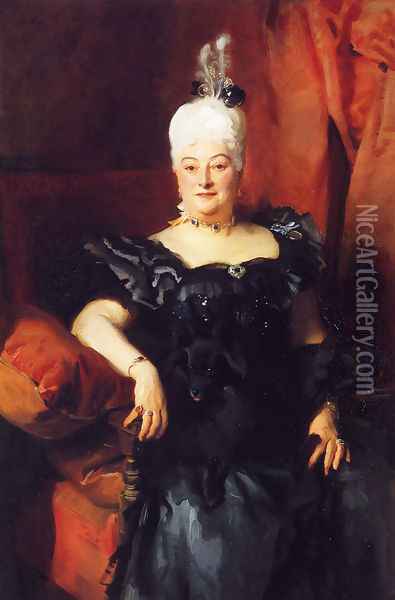 Lady Fauden-Phillips (Helen Levy) Oil Painting - John Singer Sargent
