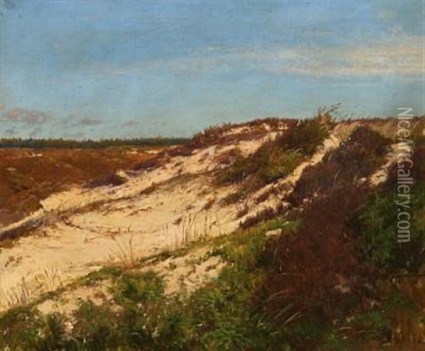 Sand Dunes Oil Painting - Peder Jacob Marius Knudsen