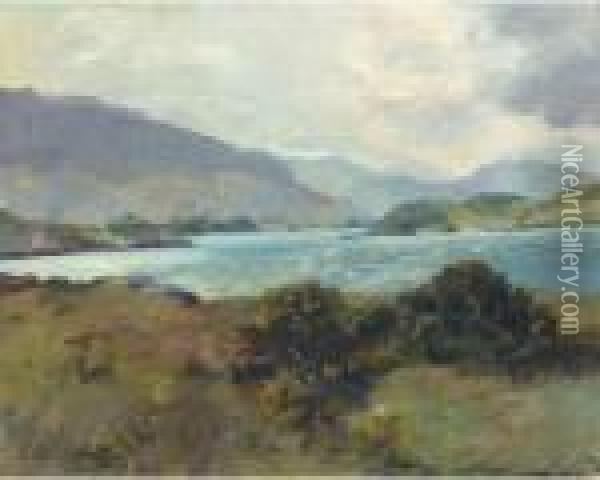 Upper Lake, Killarney Oil Painting - Edith Oenone Somerville