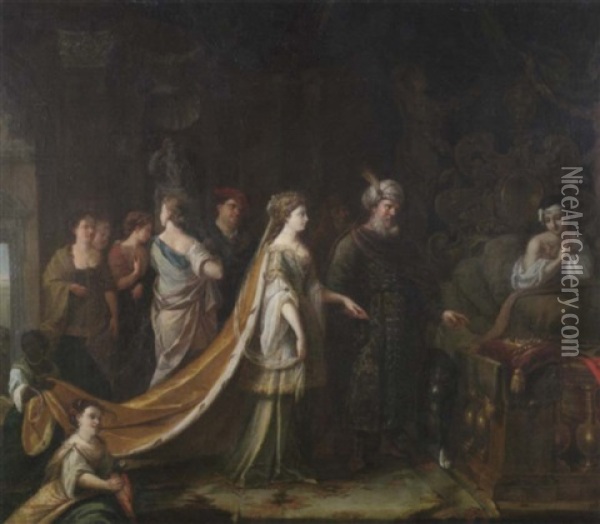 Antiochus Und Stratonice Oil Painting - Gerard de Lairesse