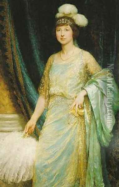 Mrs. Norman Holbrook Oil Painting - Sir Thomas Francis Dicksee