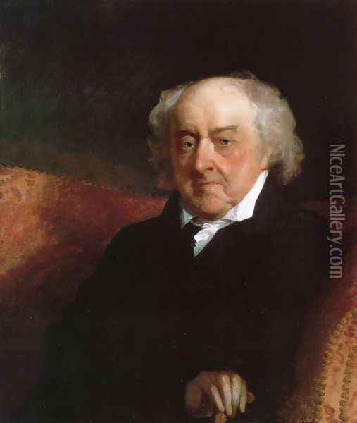 John Adams Oil Painting - Gilbert Stuart