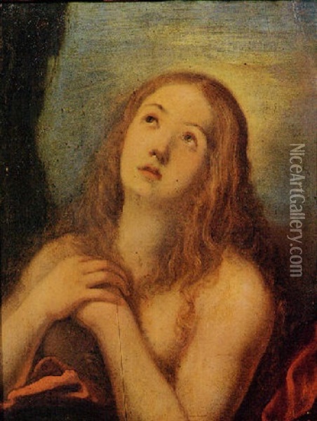 Maria Maddalena Penitente Oil Painting - Claudio Coello