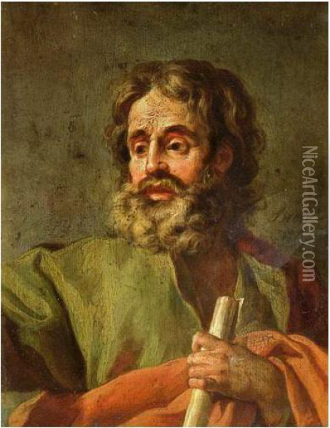 Saint Paul Oil Painting - Nicolas-Guy Brenet