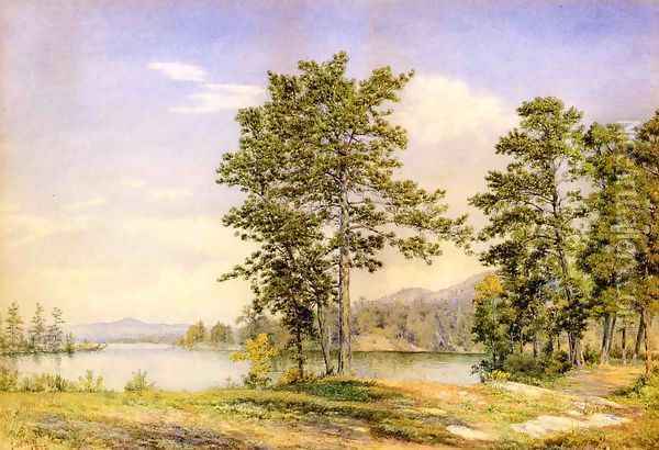 View Looking North Toward High Tor Oil Painting - John Hill