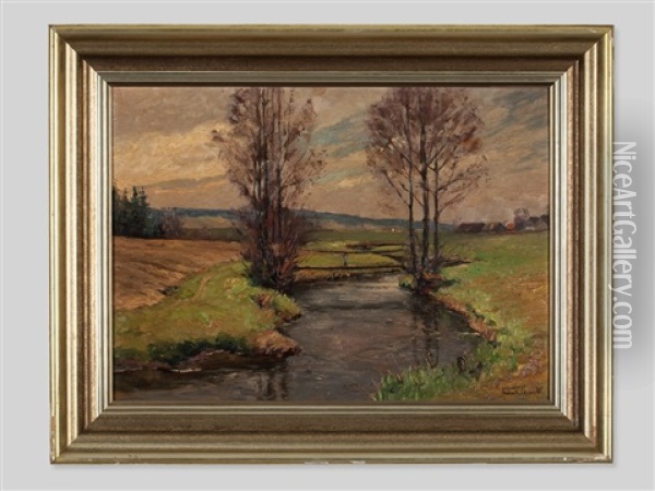 Around Easter Time Oil Painting - Franz Xaver Frankl