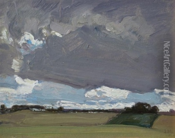 Grey Day Oil Painting - James Edward Hervey MacDonald