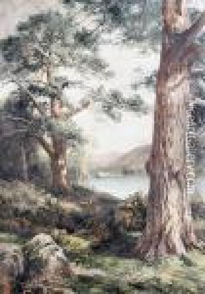 Loch-am-eilan Oil Painting - John MacWhirter