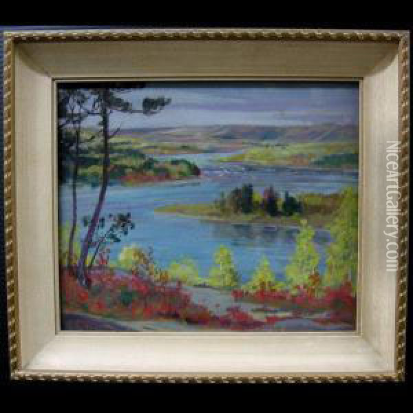 The Ottawa River Near Trois Riviere Oil Painting - George Agnew Reid