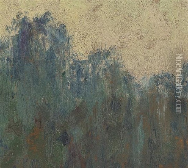 Manchuria Landscape Oil Painting - Saburosuke Okada