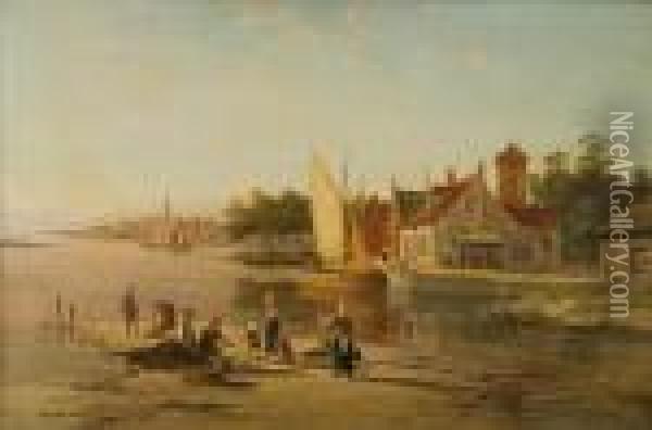 Pejzaz Holenderski Oil Painting - William Raymond Dommersen